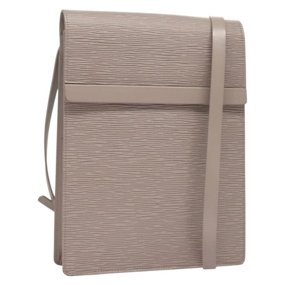 Authentic LOUIS VUITTON Epi Ramatuelle Shoulder Bag Lilac M5247C LV